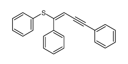 1,4-diphenylbut-1-en-3-ynylsulfanylbenzene结构式