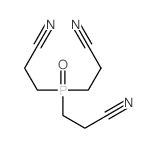 Propanenitrile,3,3',3''-phosphinylidynetris- structure