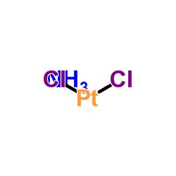 反式-二氨二氯合铂(II)结构式