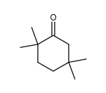 2,2,5,5-tetramethylcyclohexanone结构式