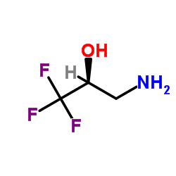 (2S)-3-氨基-1,1,1-三氟-2-丙醇结构式