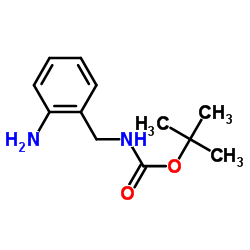 (2-Aminobenzyl)carbamic acid tert-butyl ester Structure