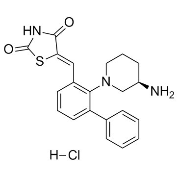 AZD1208 hydrochloride Structure