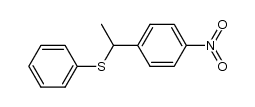 (1-(4-nitrophenyl)ethyl)(phenyl)sulfane结构式