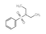 Benzenesulfonamide,N,N-diethyl- Structure