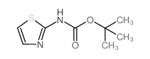 噻唑-2-氨基甲酸叔丁酯结构式