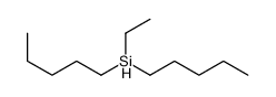 ethyl(dipentyl)silane结构式