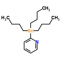(2-吡啶基)三丁基锡烷结构式