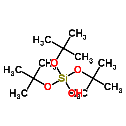 三(叔丁氧基)硅烷醇结构式