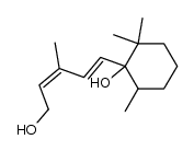 (2Z,4E)-3-methyl-5-(1-hydroxy-2,2,6-trimethylcyclohexyl)-pent-2,4-dien-1-ol Structure