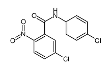 5-chloro-N-(4-chlorophenyl)-2-nitrobenzamide Structure