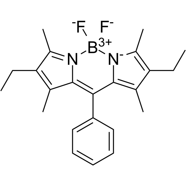 8-Phenyl-2,6-diethyl-BODIPY 505/515 Structure