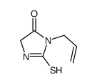 1-Allyl-2-thioxoimidazolidine-5-one结构式