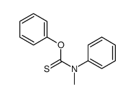 O-phenyl N-methyl-N-phenylcarbamothioate Structure