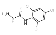 4-(2,4,6-三氯苯基)-3-氨基硫脲结构式