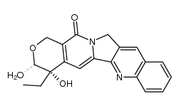 (-)-O,21-dihydrocamptothecin结构式