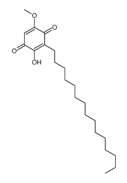 2-羟基-5-甲氧基-3-十五烷基[1,4]苯醌结构式