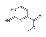4-PYRIMIDINECARBOXYLIC ACID, 2-AMINO-, METHYL ESTER Structure