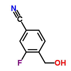 4-氰基-2-氟苄醇结构式