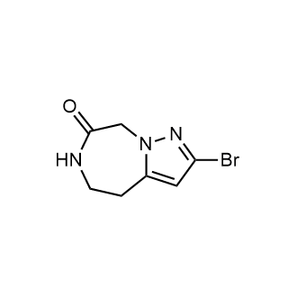 2-Bromo-4,5,6,8-tetrahydropyrazolo[1,5-d][1,4]diazepin-7-one Structure