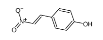 反-4-羟基-β-硝基苯乙烯结构式