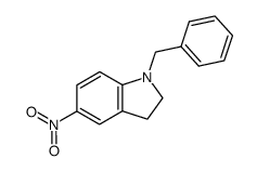 1-benzyl-5-nitro-2,3-dihydro-1H-indole Structure