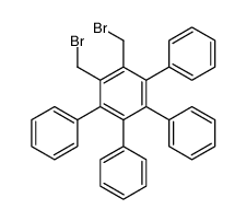 1,2-bis(bromomethyl)-3,4,5,6-tetraphenylbenzene结构式