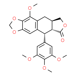 beta-peltatin A methyl ether Structure