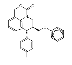 (3S,4R)-trans-1-benzyloxycarbonyl-4-(4-fluorophenyl)-3-[(3,4-methylenedioxyphenyl)oxymethyl]piperidine结构式