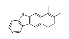 9,10-dihydro-7,8-dimethylbenzo[b]naphtho[2,3-d]thiophene结构式