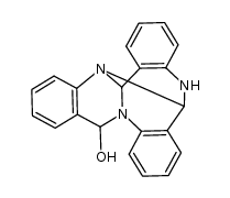 10,11-dihydro-5aH,17H-5,11-cyclo-dibenzo[3,4,7,8][1,5]diazocino[2,1-b]quinazolin-17-ol Structure