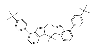Me2Si(CH3C9H5C6H4-t-Bu-4)2 Structure