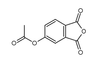 4-acetoxyphthalic anhydride Structure