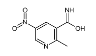 2-甲基-5-硝基烟酰胺结构式