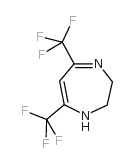 2,3-二氢-5,7-双(三氟甲基)-1H-1,4-二氮杂卓结构式