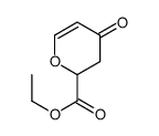 4-氧代-3,4-二氢-2H-吡喃-2-羧酸乙酯结构式