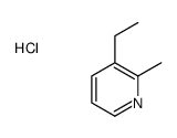 3-ethyl-2-methylpyridine,hydrochloride Structure