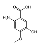 2-Amino-5-hydroxy-4-methoxybenzoic acid Structure