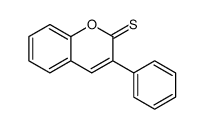 3-phenylchromene-2-thione结构式