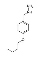 4-丁氧基苄肼结构式