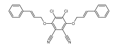 4,5-dichloro-3,6-bis((3-phenylallyl)oxy)phthalonitrile结构式