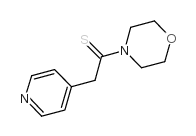 4-(4-pyridinethioacetyl)morpholine Structure