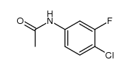 acetic acid-(4-chloro-3-fluoro-anilide)结构式