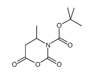 4-甲基-2,6-二氧代-[1,3]噁嗪烷-3-羧酸叔丁酯结构式