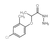 2-(4-氯-2-甲基苯氧基)丙酰肼结构式
