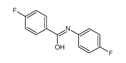 4-Fluoro-N-(4-fluorophenyl)benzamide结构式