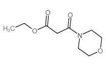 4-吗啉丙酸 b-氧代-乙酯结构式