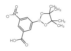 3-Carboxy-5-nitrobenzeneboronic acid pinacol ester Structure