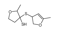 3-[(2,3-dihydro-5-methyl-3-furyl)thio]tetrahydro-2-methylfuran-3-thiol Structure