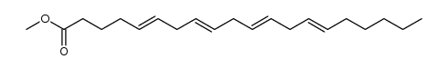 (5E,8E,11E,14E)-5,8,11,14-Icosatetraenoic acid methyl ester结构式